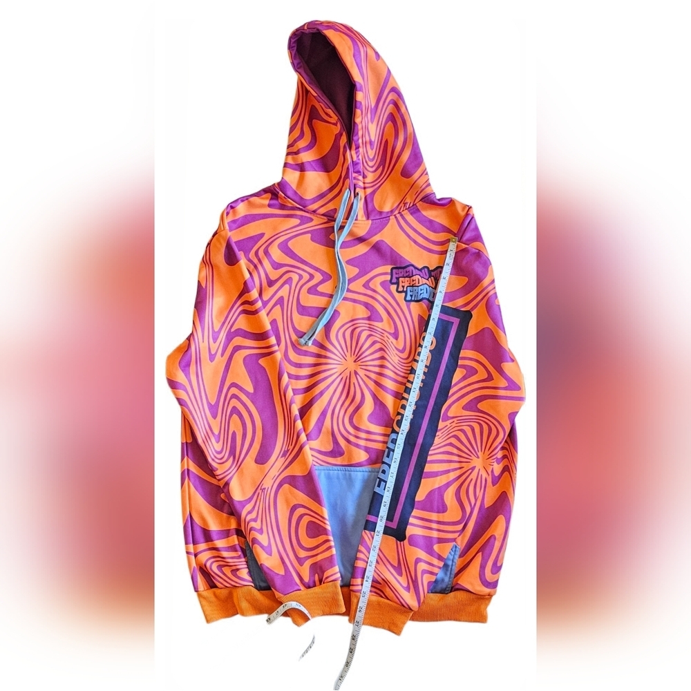 Musician Freddy Todd FredCrumb All Over Print Unisex Baggy Hoodie - Picture 15 of 16